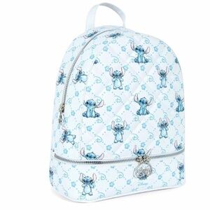 Disney Stitch Quilted Backpack | Large Backpack With Several Compartments | NWT